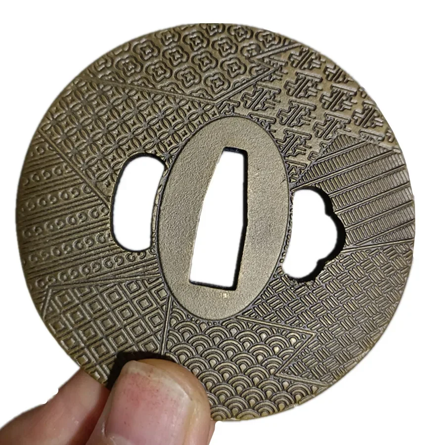 Nice Alloy Guard Tsuba For Japanese Sword Samurai Katana Fittings Accessories