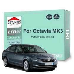 Car Accessories For Skoda Octavia 3 MK3 III A7 Sedan Combi 2013-2020 Canbus Vehicle Dome Footwell LED Interior Light Bulb Kit