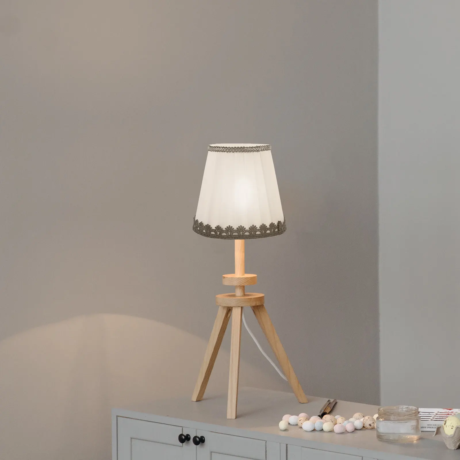 

Cloth Lamp Shade Vintage Iron Table Floor Desk Lamp Cover Replacement Decorative Lighting Fixture Accessory