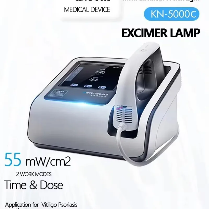 Portable 308nm Excimer  UVB Phototherapy Machine for Psoriasis Vitiligo