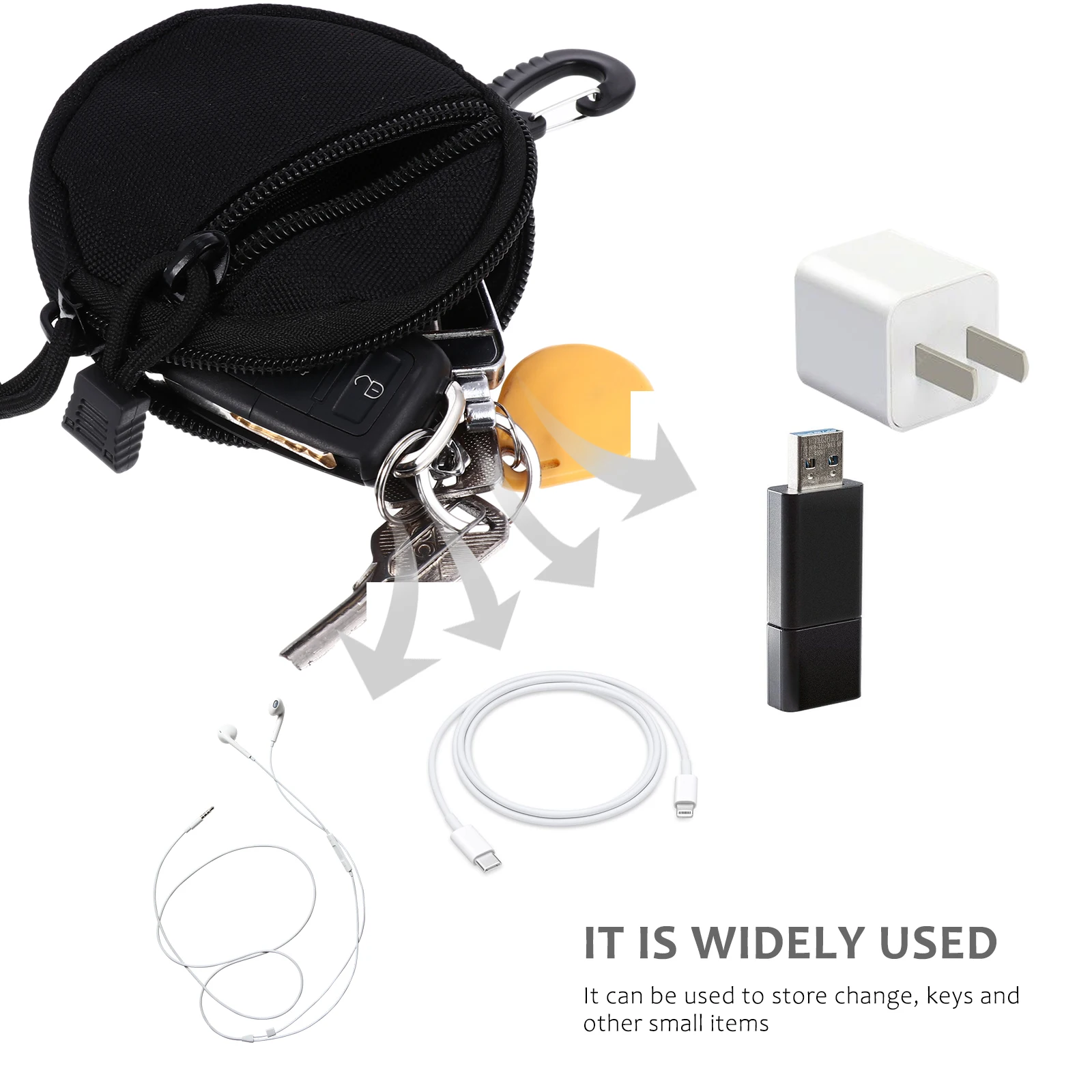 

Waterproof Pack Key Coin Pouches Storage Bag for Outdoor Plastic Mini Wallet Holder Man