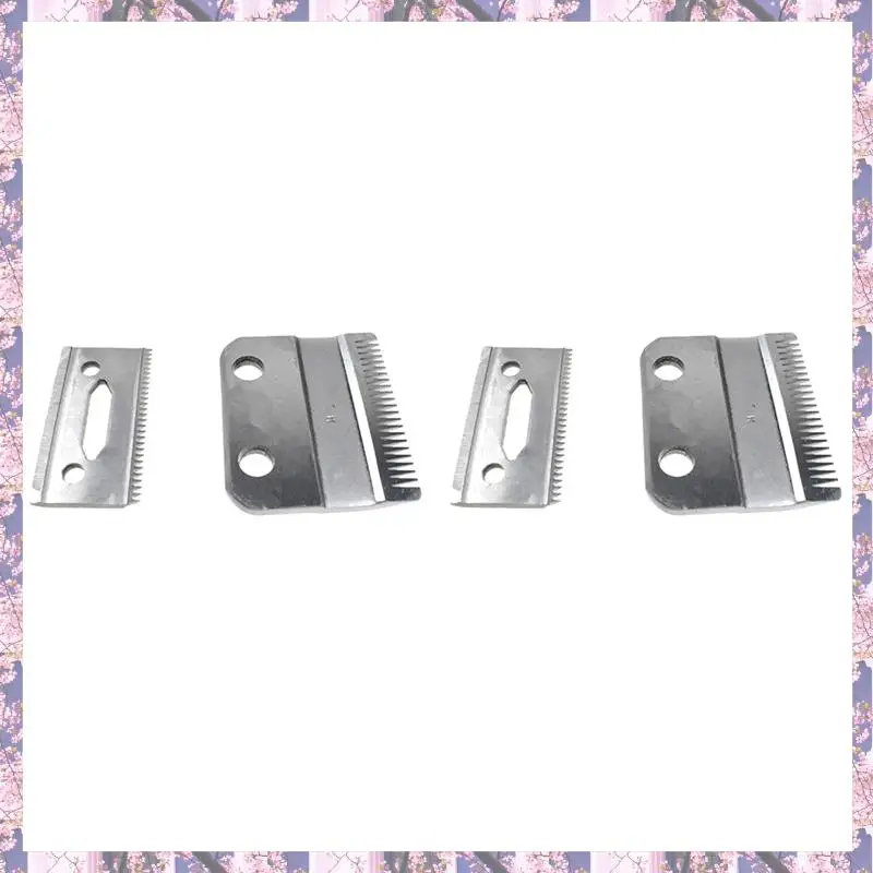 

2X Professional Stagger-Tooth 2-Hole Clipper Blade 2162 Compatible With For Wahl 5 Star Cordless Magic Clip,Without Oil