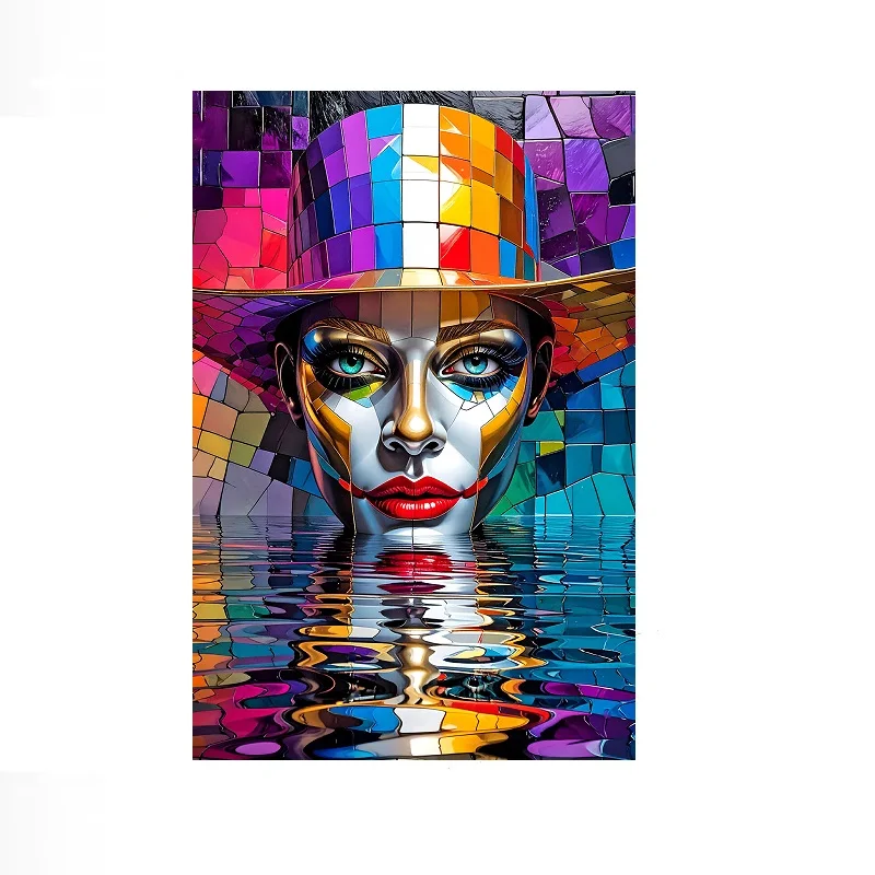 Eugenio Tocchet Carnival Threshold, Print Art Canvas Poster, Living Room, Home Wall Decor Picture