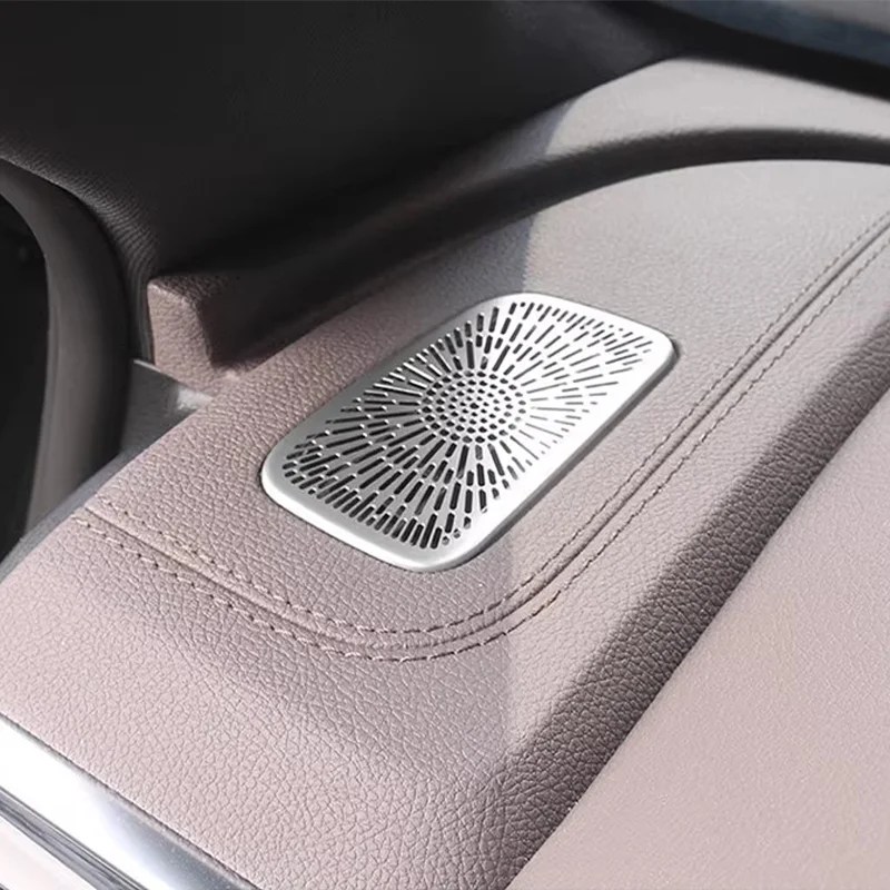 For BYD Song Plus DMI Car Door Speaker Cover Upgrade Modification Audio Panel Accessories Anti-Kick Plate Interior Decoration