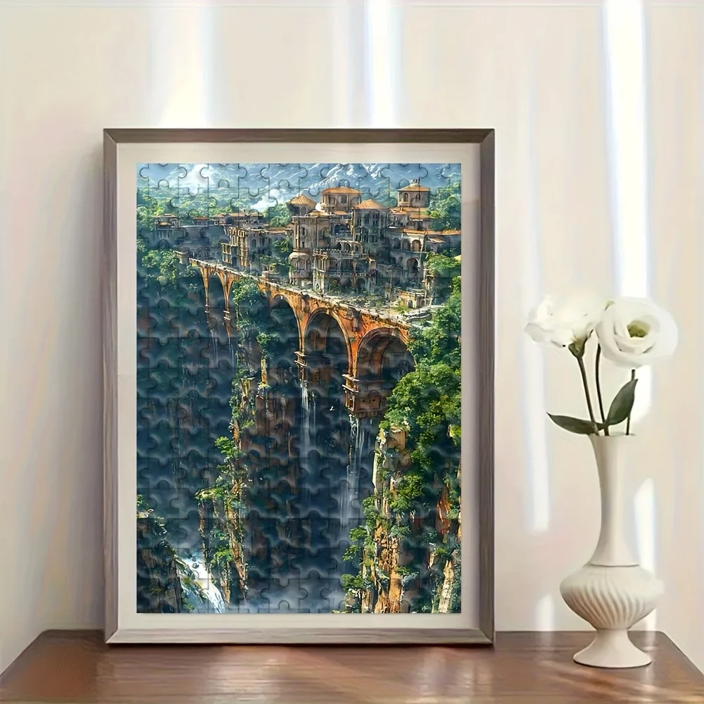 500/1000pcs Adult Puzzle | High-Quality, Stress-Relieving Fun Family Game, Ideal for Birthdays, Christmas, Halloween, and Gift