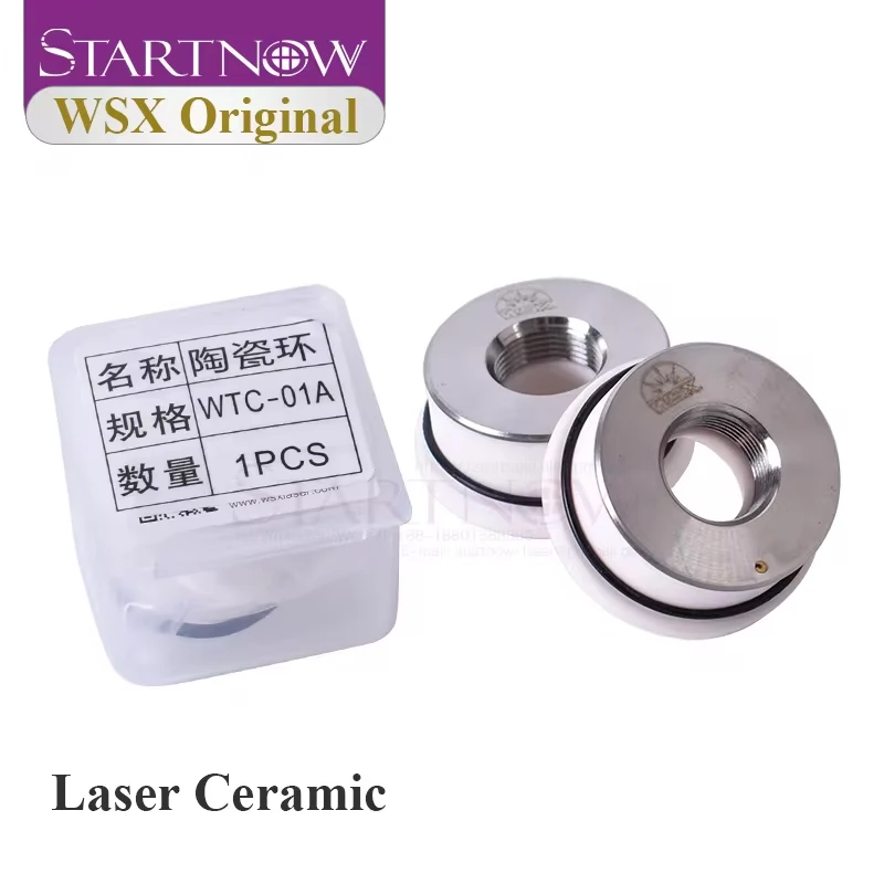 Startnow Laser Ceramic Ring O.D.28mm WTC-01A M11 WSX Original Welding Nozzles Holder For Fiber Cutting Head Nozzle Spare Parts