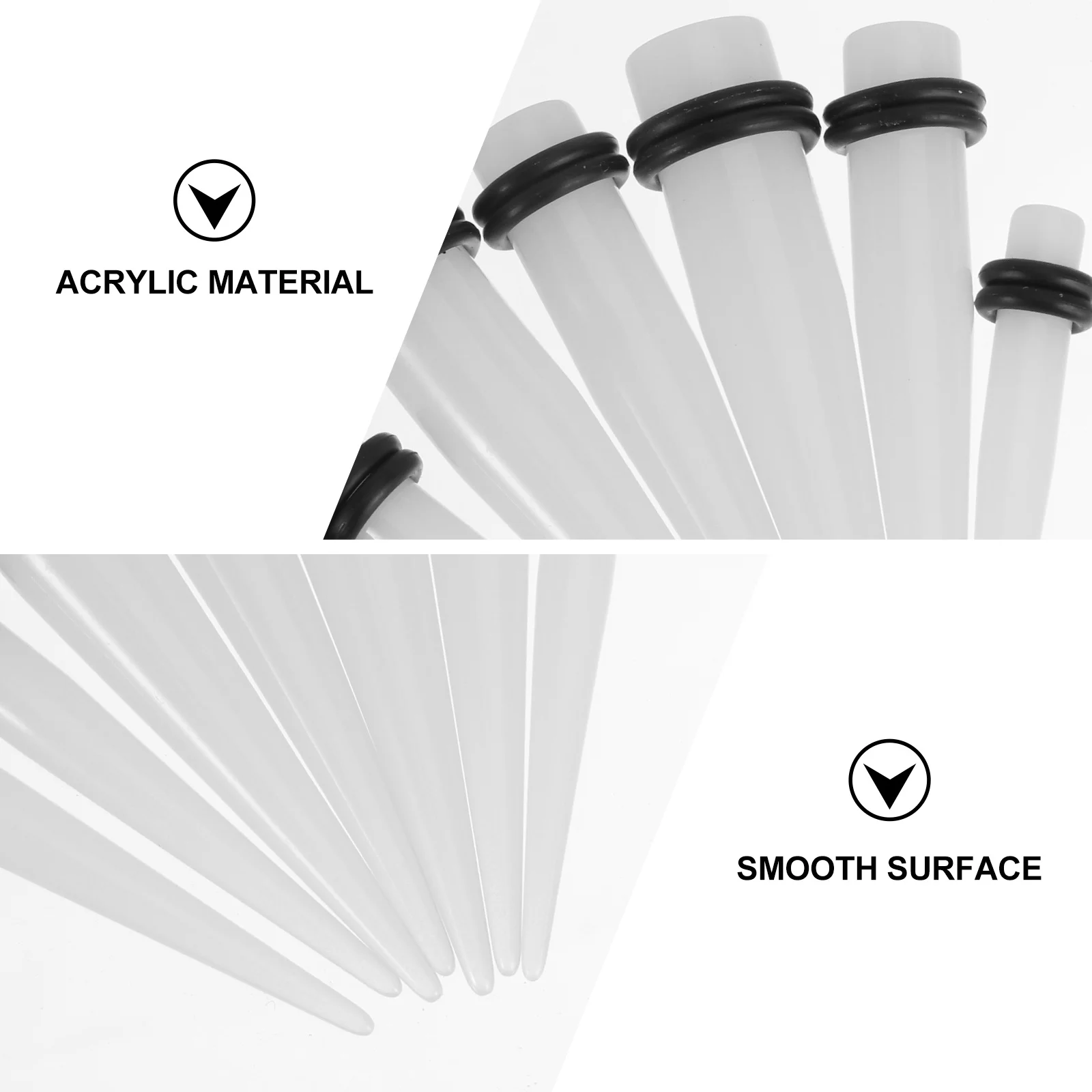 

50Pcs Ear Piercing Jewelry Long-Lasting Wear Comfortable Lightweight Stylish Ear Decoration for Outings Auricle Piercing Jewelry