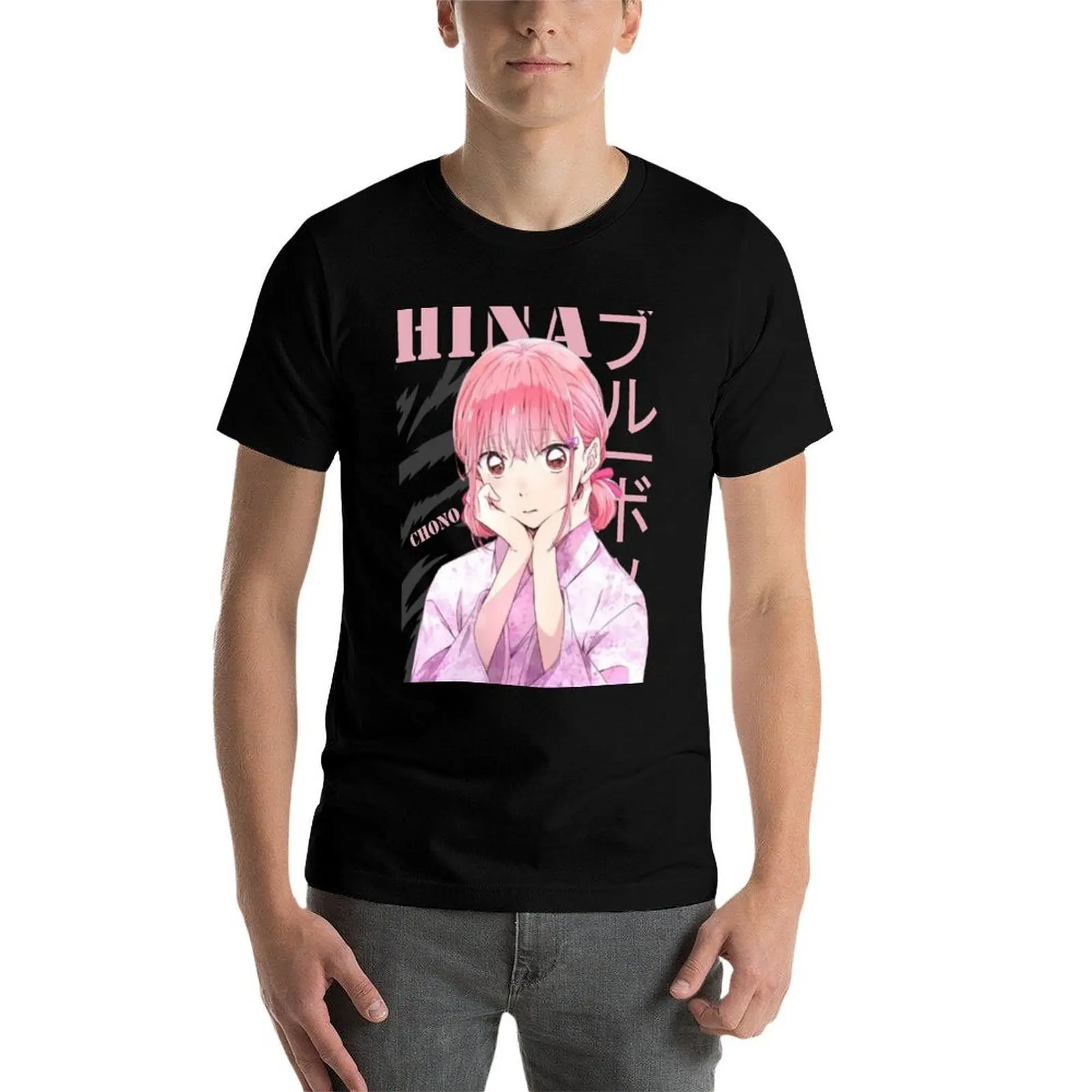 

Hina Chono - Yukata T-Shirt man t shirt luxury t shirts for man cotton funny T-Shirt