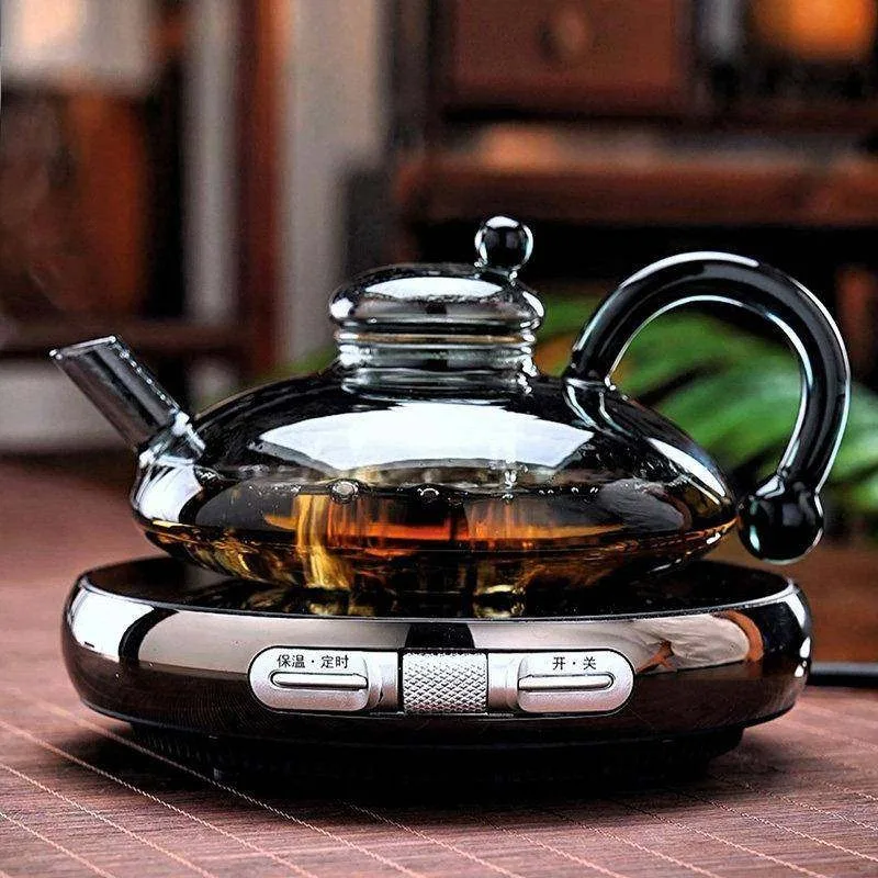 Electric ceramic stove, special glass kettle for making , maker, small stove, set 2