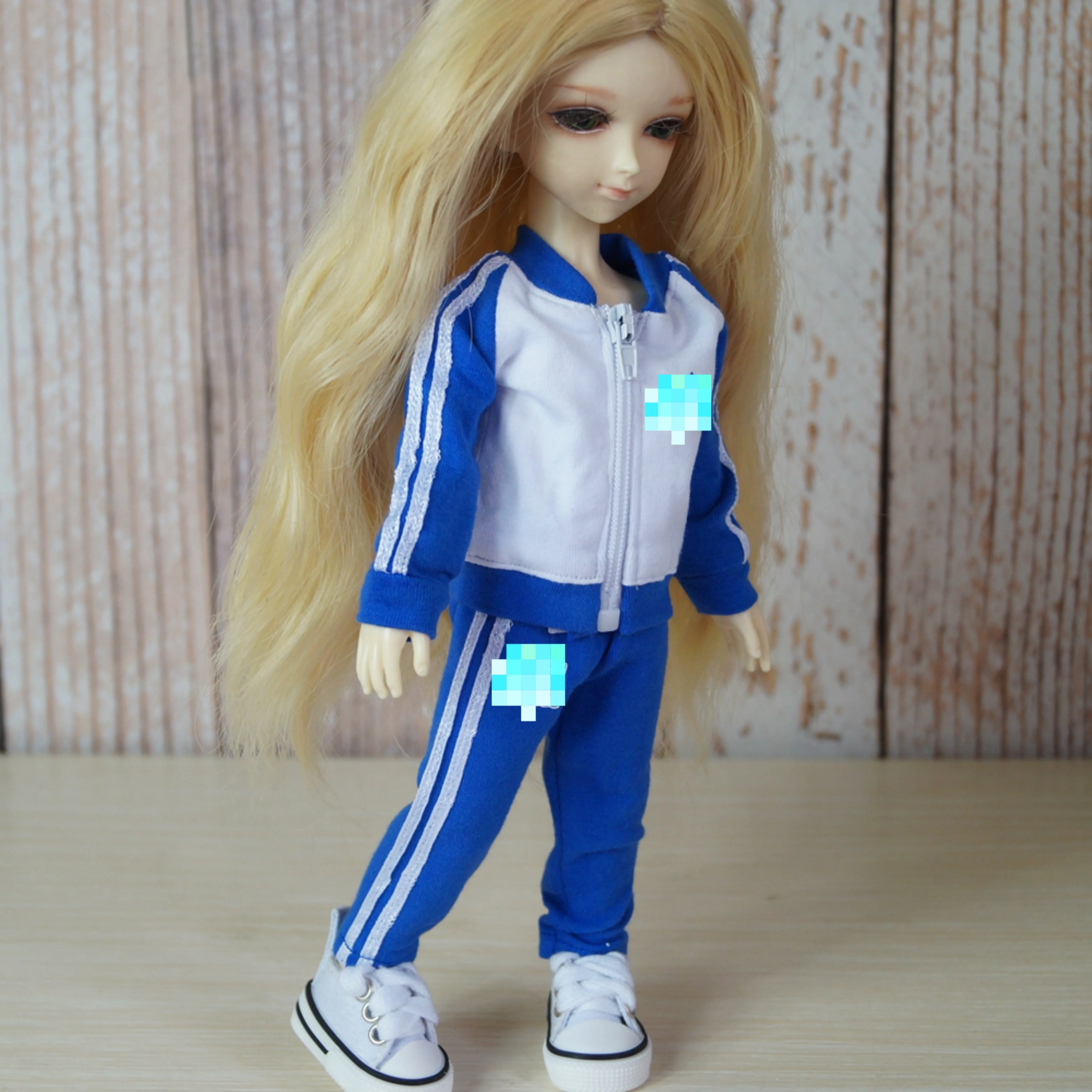 

Синее пальто BJD, спортивный костюм, брюки, одежда для 1/6 высоких девочек MSD YOSD DK DZ AOD DD, одежда для кукол