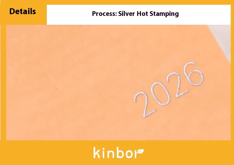 Kinbor 2026 Wochenplaner, Zwei Seiten pro Woche, Zeitplanbuch, Diszipliniertes Stanzbuch, Effizienzhandbuch, Tägliches Zeitmanagement – Detail 29