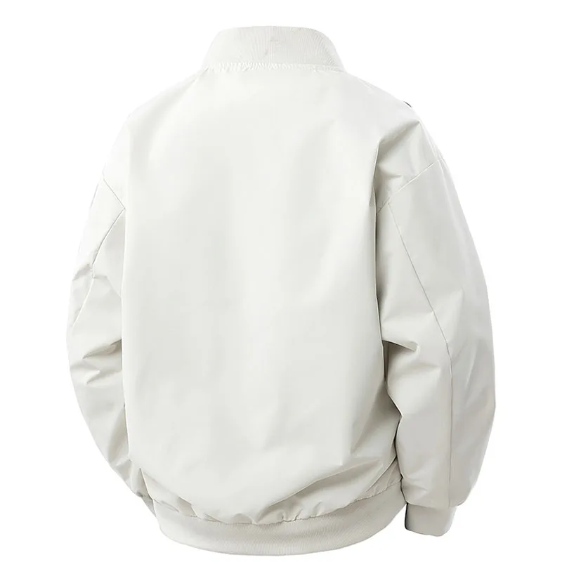 الرجال سترة جديدة البيسبول طوق الخريف الأمريكية سترة واقية غير رسمية في الهواء الطلق البضائع مقاوم للماء منفذها التخييم معطف للرياضة #4