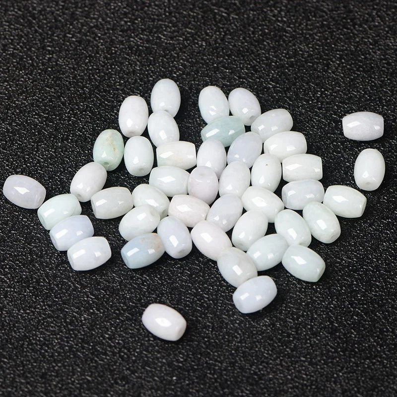 4A Natural Jade Single Bead DIY Beads Crystal Jewelry Making DIY Beads Crystal