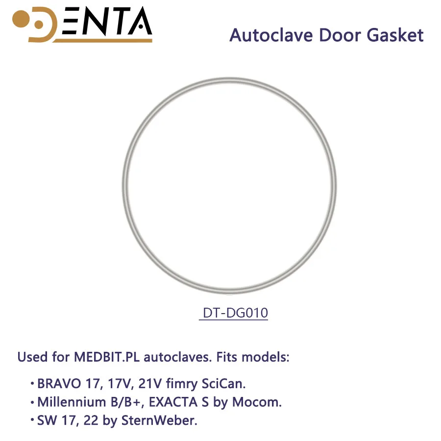 10# BRAVO fimry SciCan  Millennium SternWeber Millennium B/B+, EXACTA S by Mocom Autoclave door gasket sterlization seal o- ring