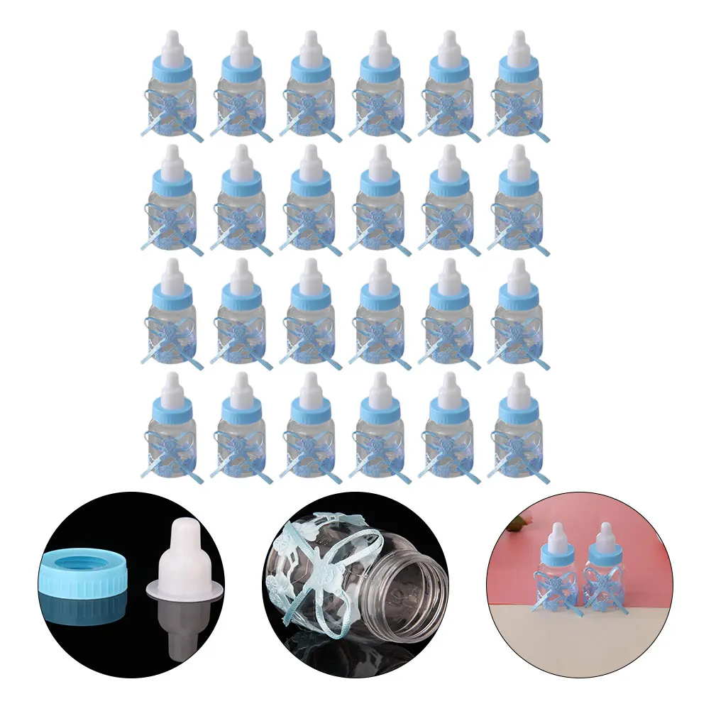 

24Pcs Mini Candy Boxes Plastic Containers Birthday Wedding Party Gift Christmas Candy Holders Birthday Party Gift