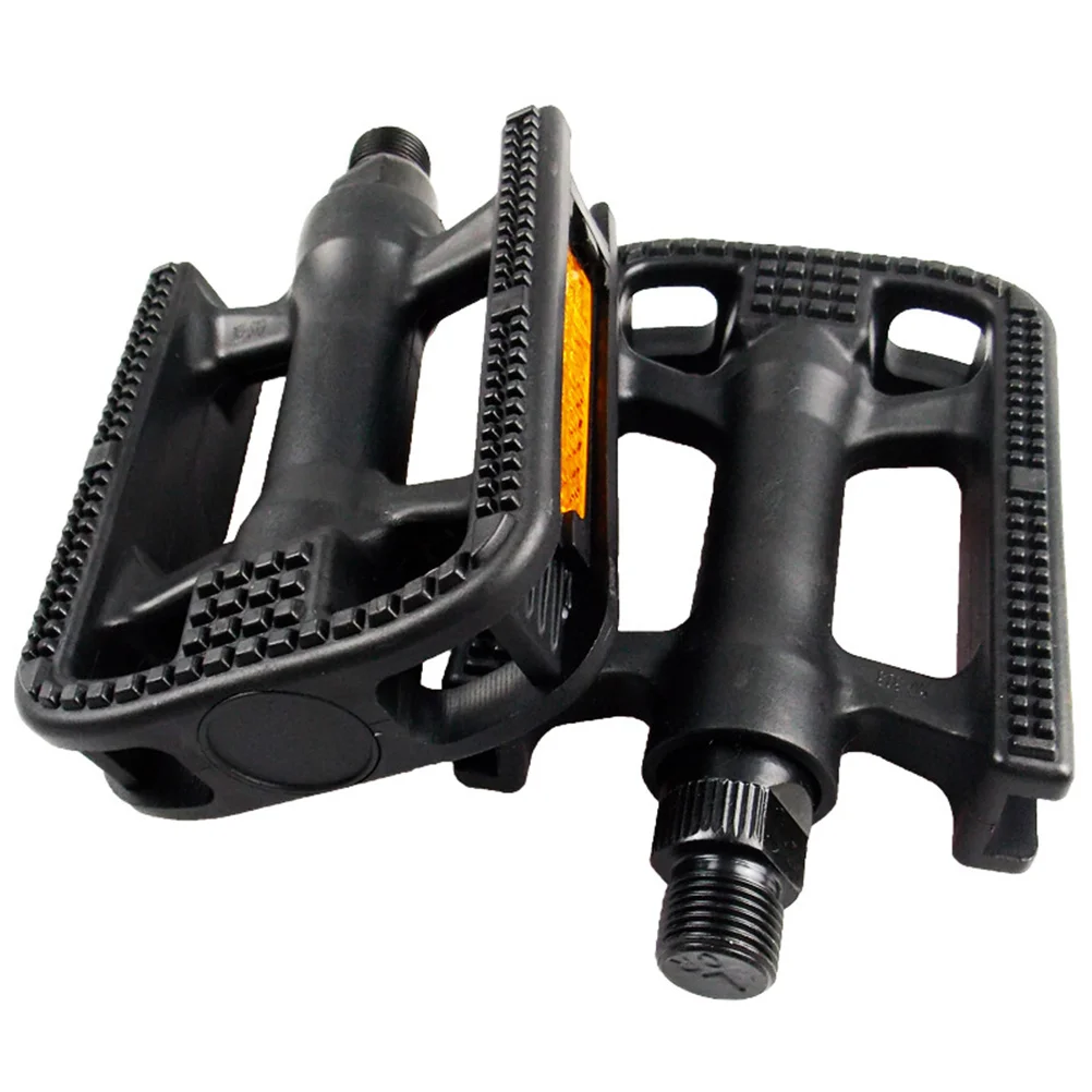 

1Pair Plastic Bike Treadle Universal Fit Non-Slip Design Cycle Pedal for Mountain Road Bicycle Safer Riding Pedal