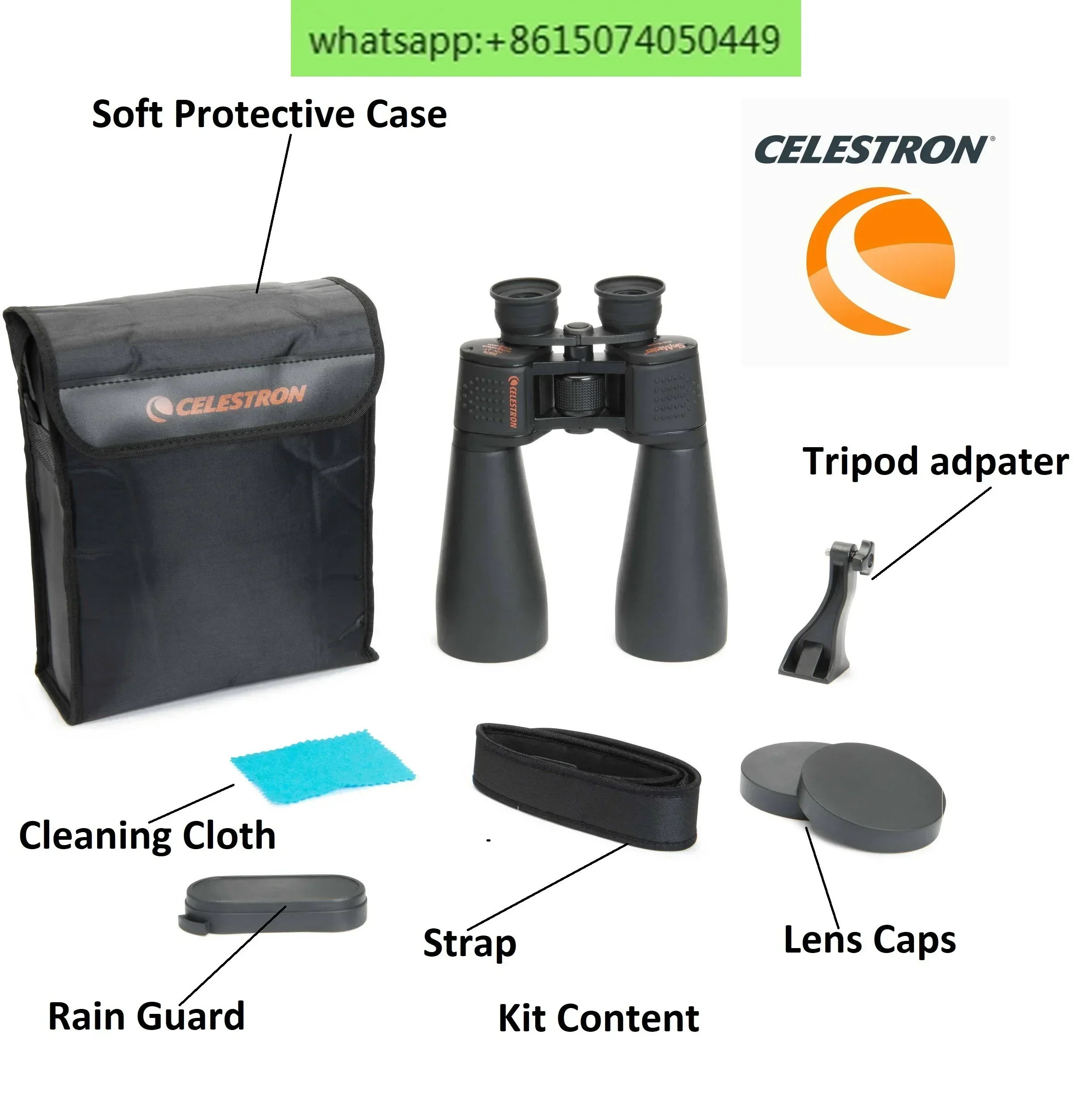 سيليسترون Skymaster 25x70 Binocula Bino Telescopc # 71008