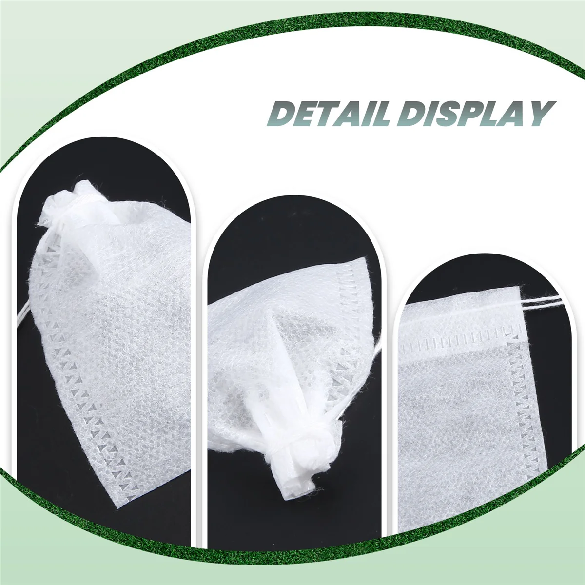 CMCN 100 шт. одноразовые пустые чайные пакетики, термосвариваемая фильтровальная бумага