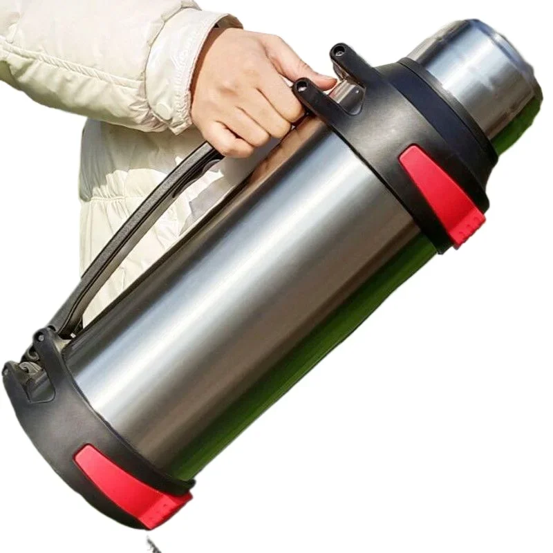 3L/2L High capacity Stainless steel thermos Fashion everyday Outdoor, Automotive Thermo Water Cup Portable Insulation Vacuum Cup