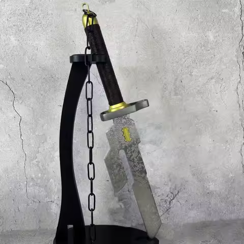 58cm Metal Fushiguro Toji Katana Anime Jujutsu Kaisen Cosplay Prop Knife Sword Real Size Japanese Katana Samurai Sabre Gift