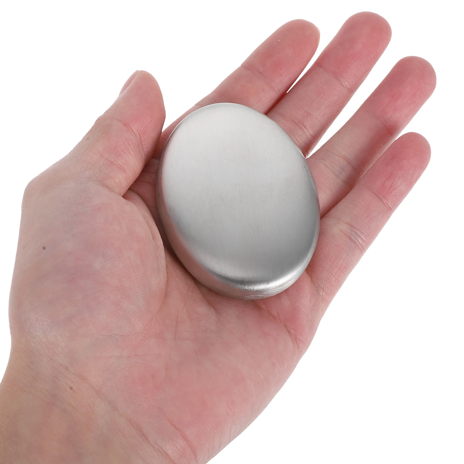 

Stainless Steel 2PCS Eliminating Hand Soap Metal Odor Absorber Kitchen Odor Remover Portable Reusable Soap Travel Size Hand