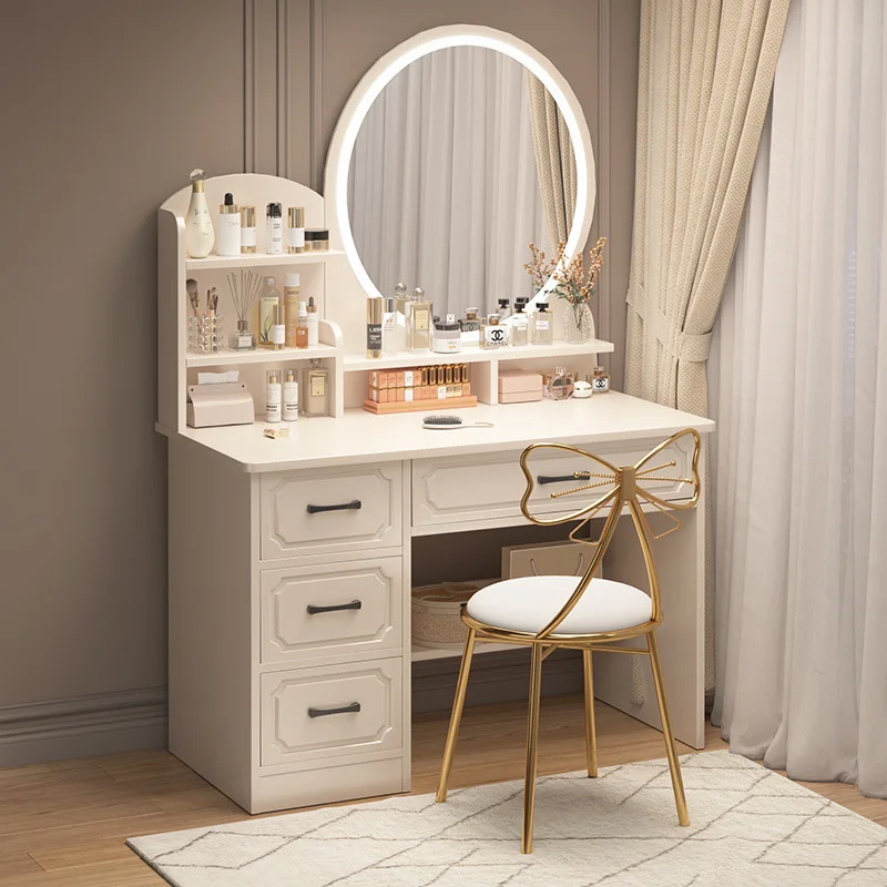 European dressing table bedroom modern simple Internet celebrity ins style small apartment household small high-end bedside make
