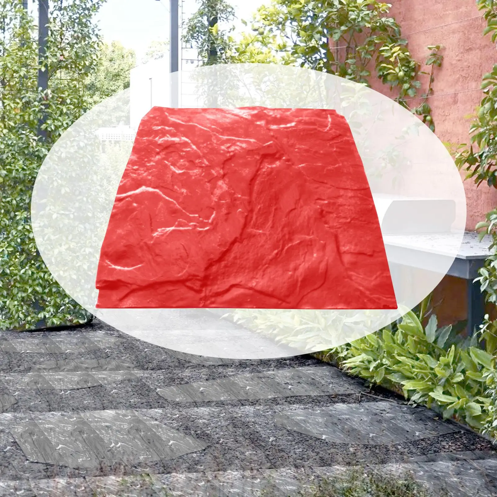 

Concrete Texture Realistic Rustic 45x45cm Handcraft Portable Decor Casting Model for Landscaping Outdoor Wall Patio Sculpting