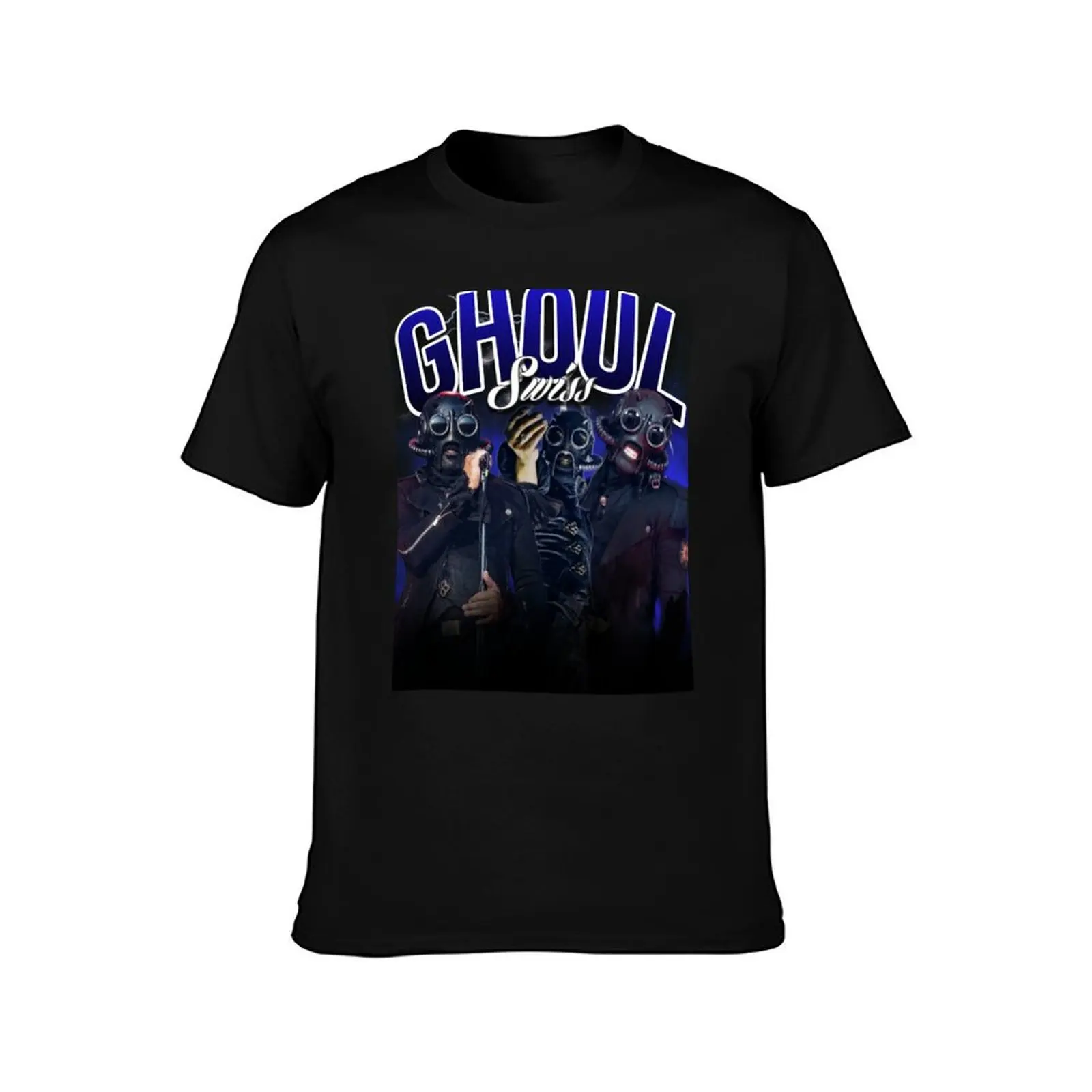 Swiss Ghoul - 90s T-Shirt Fashion Print Casual Short Sleeve