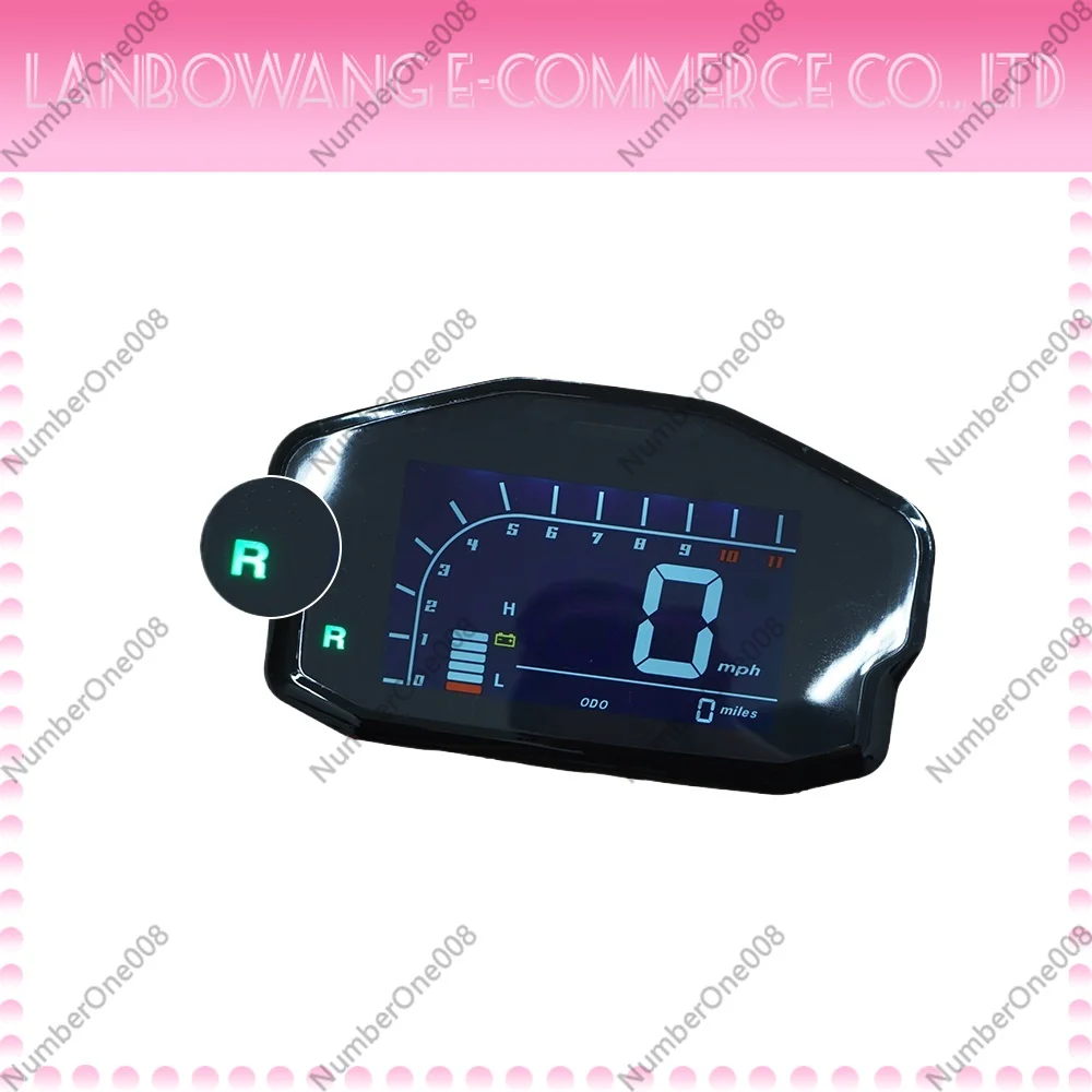 SIA DKD LCD-M Digital Dashboard Meter with LIN/CAN-BUS, Speedometer Display for Electric Scooter Motorcycle, Waterproof