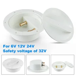 For Sea Fishing White / Black Electric Agitation Fishing Waterproof Boat Junction Box Power Supply Base Of Electric Reel