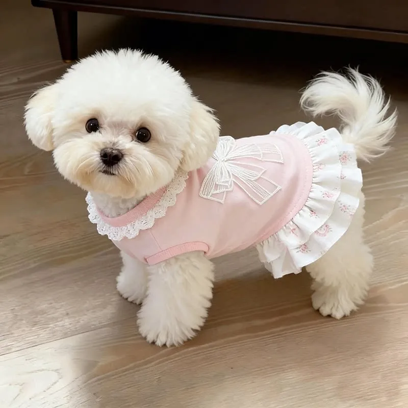 

Summer Thin Dog Vest Breathable Pet Clothes for Small Medium Dogs Cute Puppy T-Shirt Chihuahua Yorkie Clothing Dog Accessories