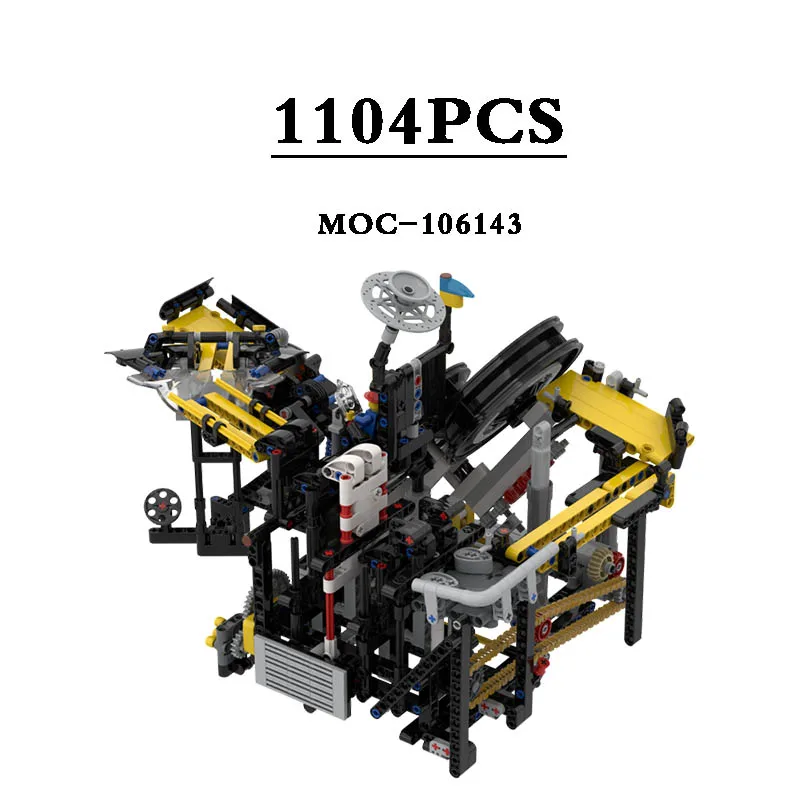 Building Block MOC-106143 42130 Classic Motorcycle GBC Assembly Model 1104PCS Children's Birthday Gift Christmas Toy