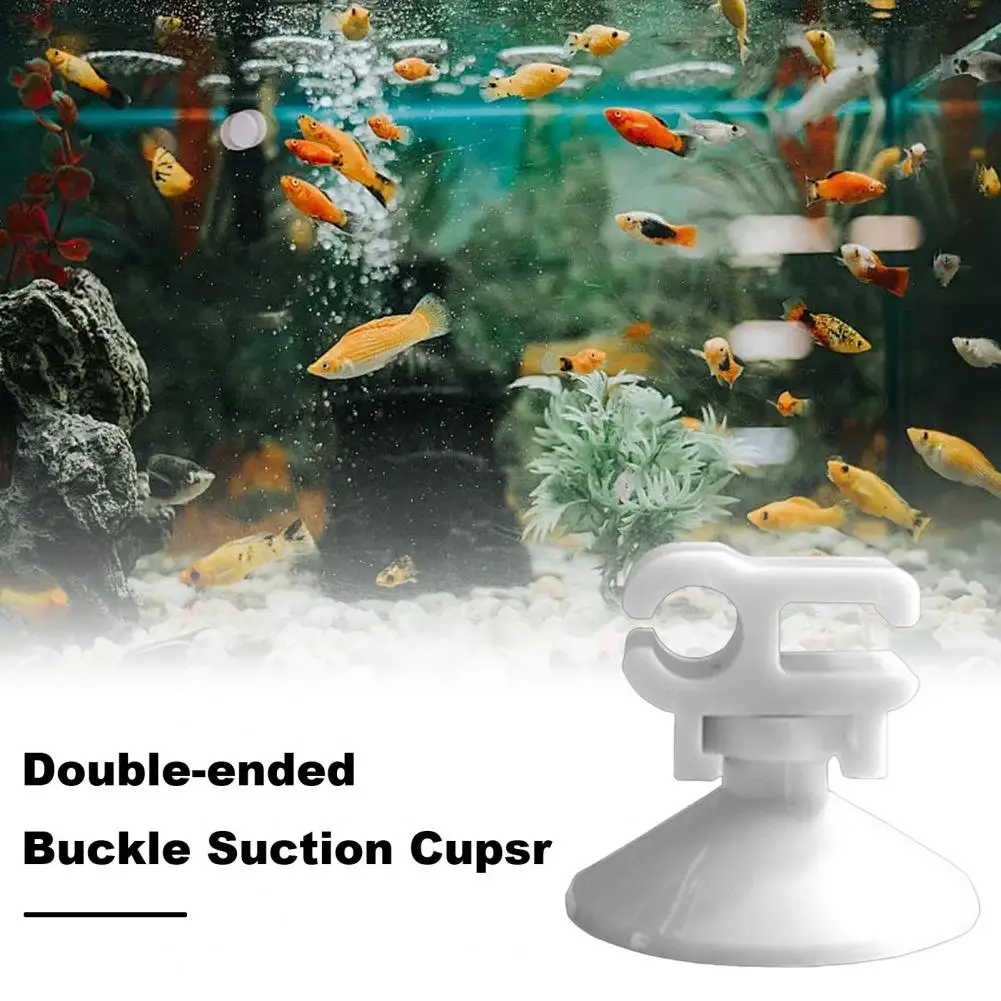 5Pcs Aquarium Suction Cup Clip Fish Tank Oxygen Tube Hose Pump Power Cord Buckle Wire Finisher Suction Cups Aquarium Accessories