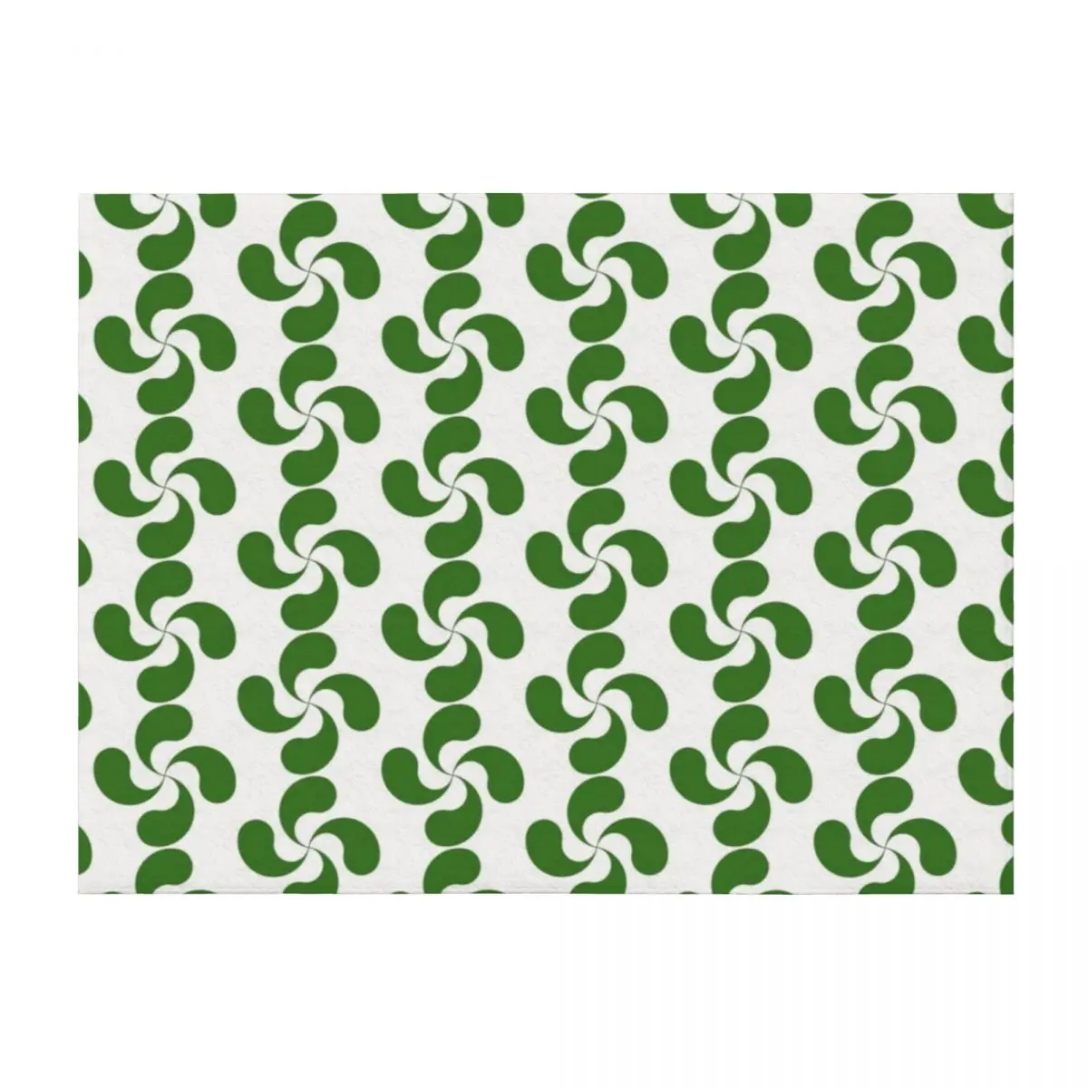 

Green Basque Cross Lauburu Euskadi Throw Blanket Camping Soft Big Beautifuls Sofa Blankets