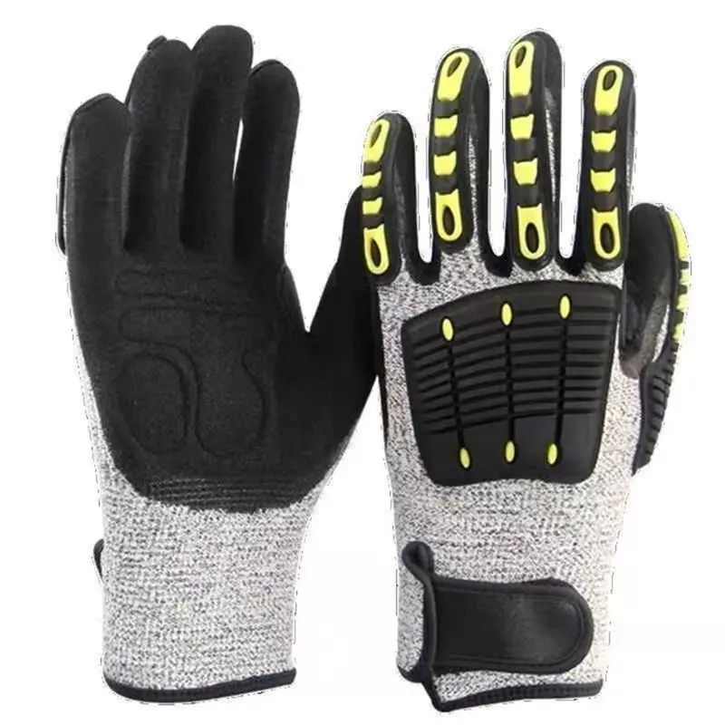 Impact Reducing Work Gloves Protection Working Gloves Anti-Collision Outdoor Rescue Safety Work Gloves
