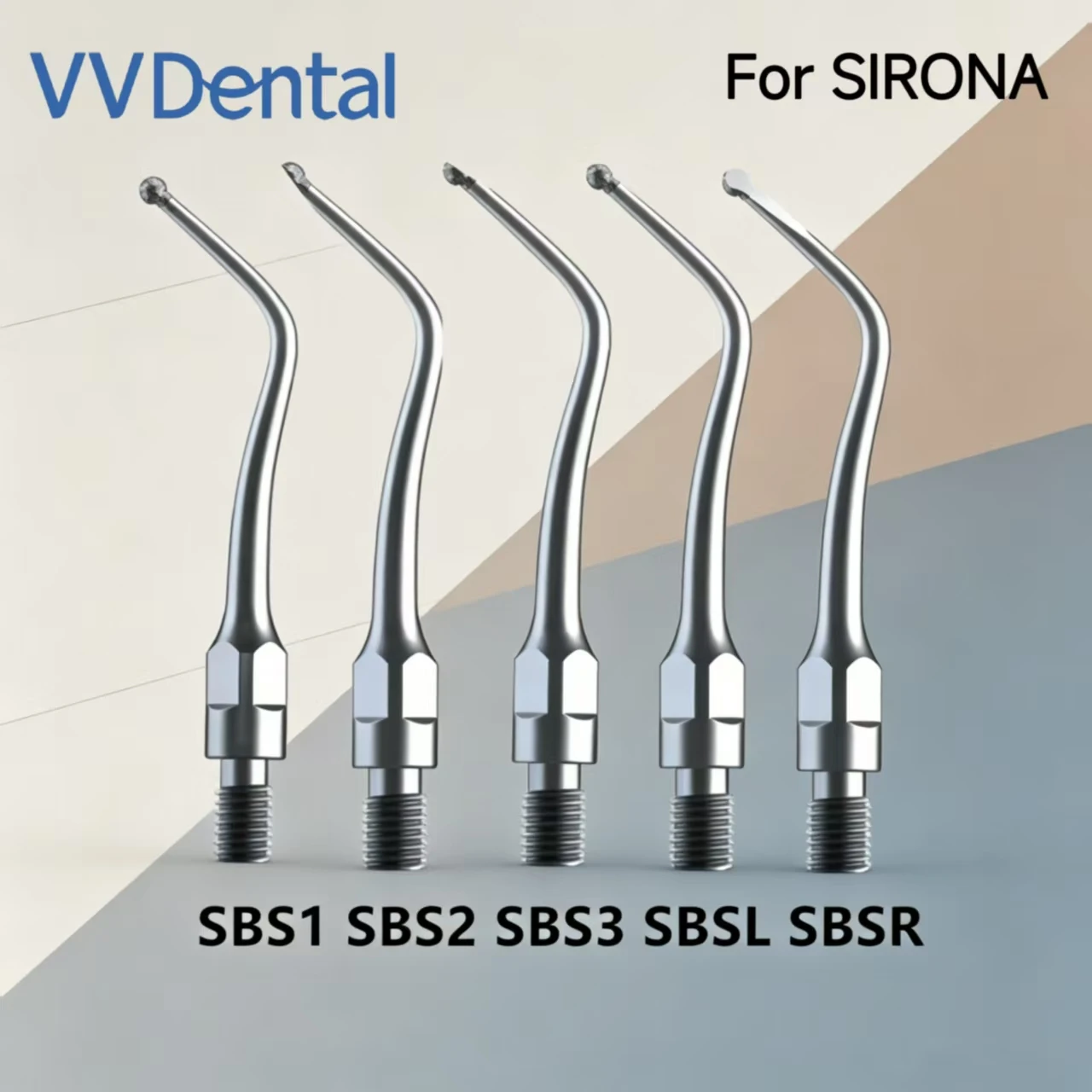 VVDental Ultrasonic Scaler Tips Kit Dental Tools Teeth Cleaning Scaling Periodontics Endodontics Tip For SIRONA Handpiece
