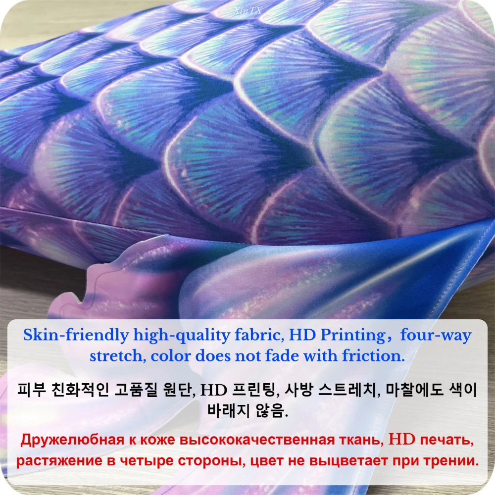 Adult Mermaid Tail Woman Bikini Mermaid Ears Cosplay Aquarium Swimming Show Pool  Party Professionally Designed Custom Sizes