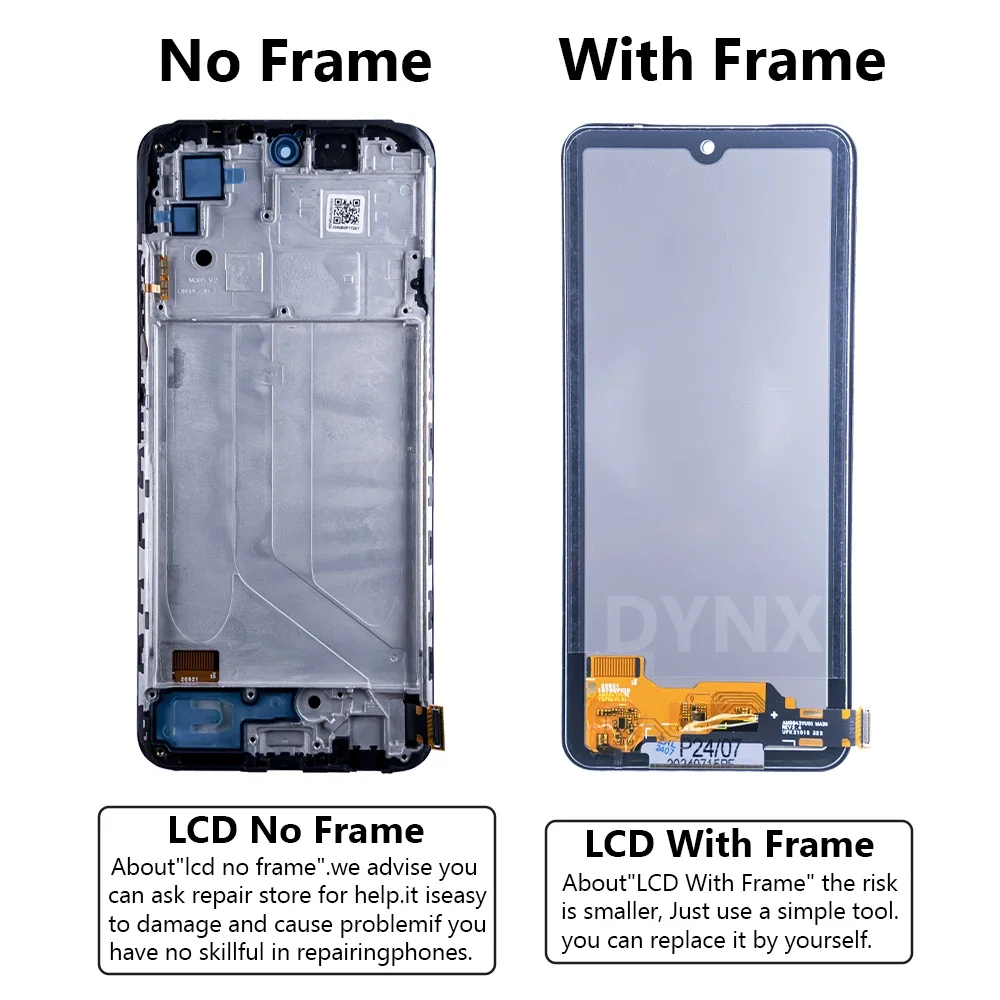 6.43“AMOLED For Xiaomi Redmi Note10S LCD Display With Frame Touch Screen Sensor Digiziter Assembly Replace For Redmi Note10S LCD