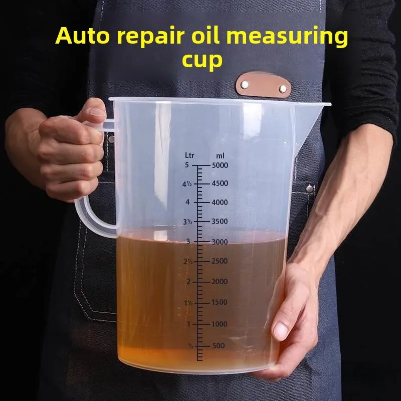 

5000ml Large Plastic Measuring Cup Acid And Alkaline Resistant with Sc 5L Capaci Jug for Kitchen Cooking Baking DIY