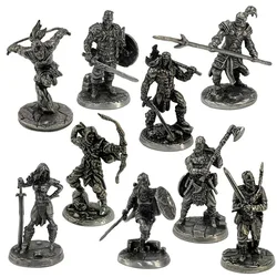 1PCS War Chess Table Game Ornaments Decorations Crafts Copper Undead Skeleton Soldiers Dolls Army Legion Model  Figurine