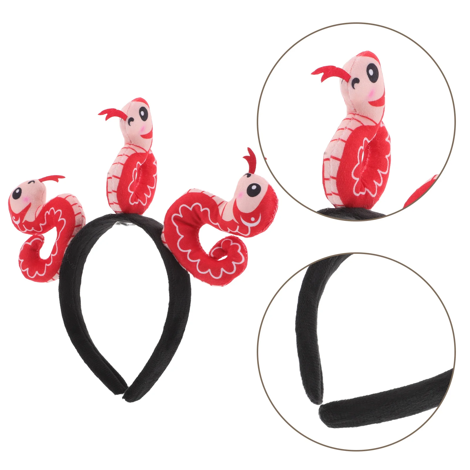 

Cute Snake Bopper Girls Headband Lightweight Comfortable Year Of The Snake Costume Decoration Festive Party Hair Band For