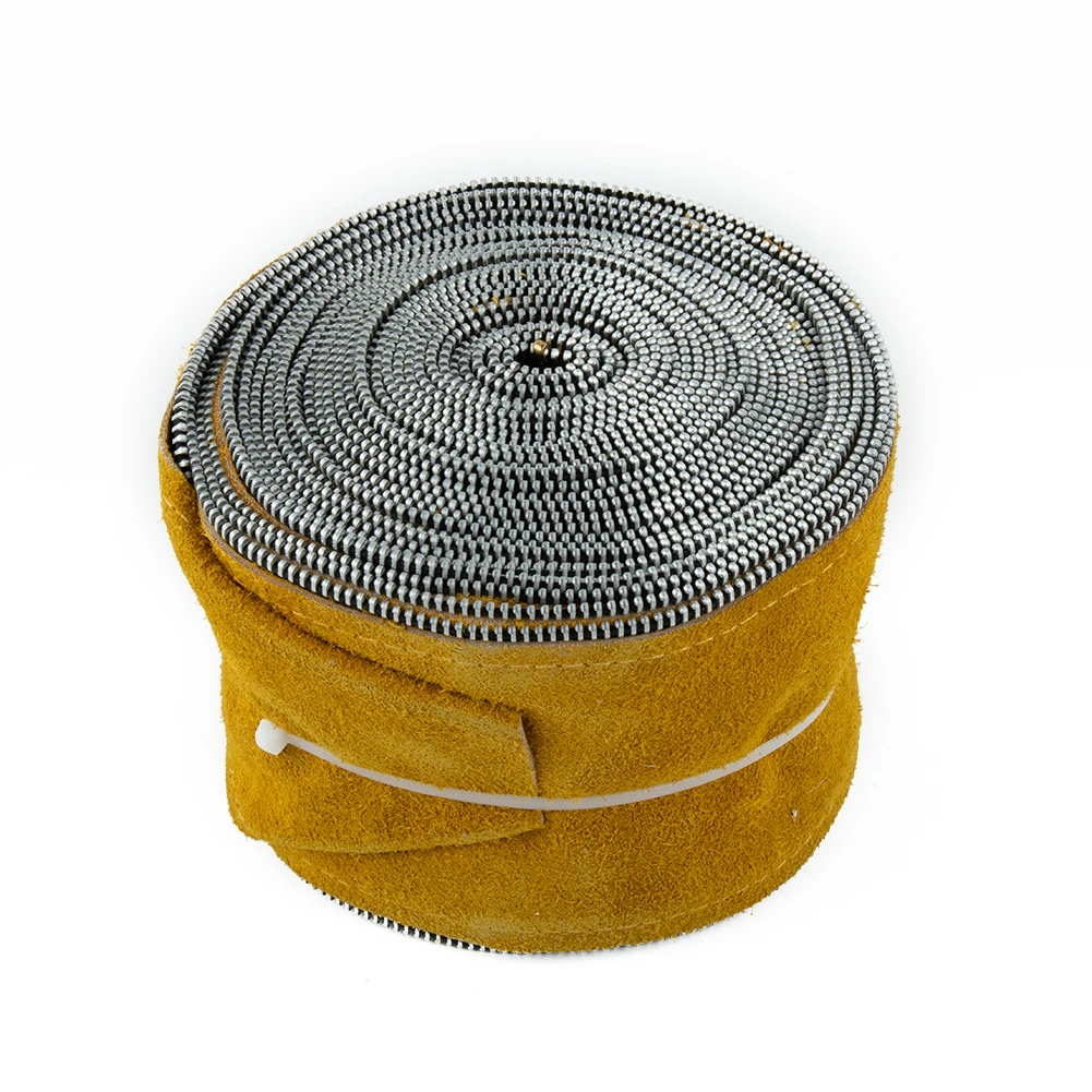 Leather Welding Torch Cable Cover for TIG Mig Hose Protection 25ft Long Flame Resistant Jacket for Industrial Use