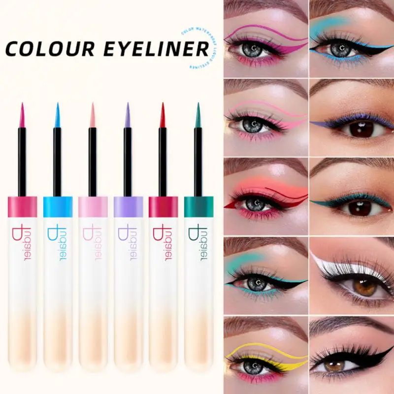 12 Colors Liquid Eyeliner Makeup Tool Waterproof Sweat-proof Non-smudge Eyeliner Pencil Women Professional Eyeliner Cosmetics