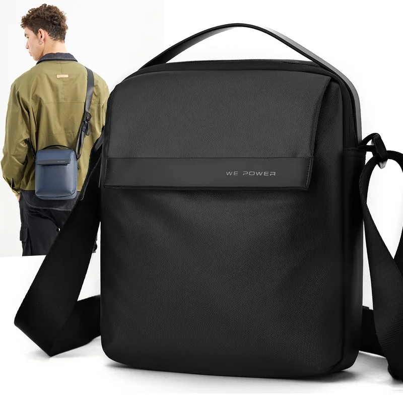 

New men's bags Crossbody bag for men, stylish single-shoulder bag, vertical small square bag, trendy casual crossbody bag