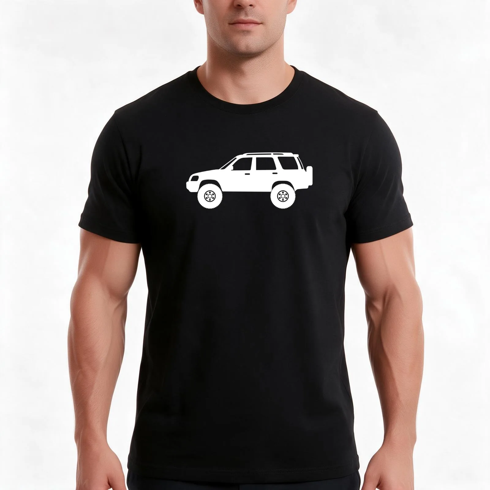 Lifted 4x4 offroader - 1st gen RD1–RD3 T-Shirt, Summer Casual Cotton Tee, Oversized Streetwear Tops, Vintage Graphic Print