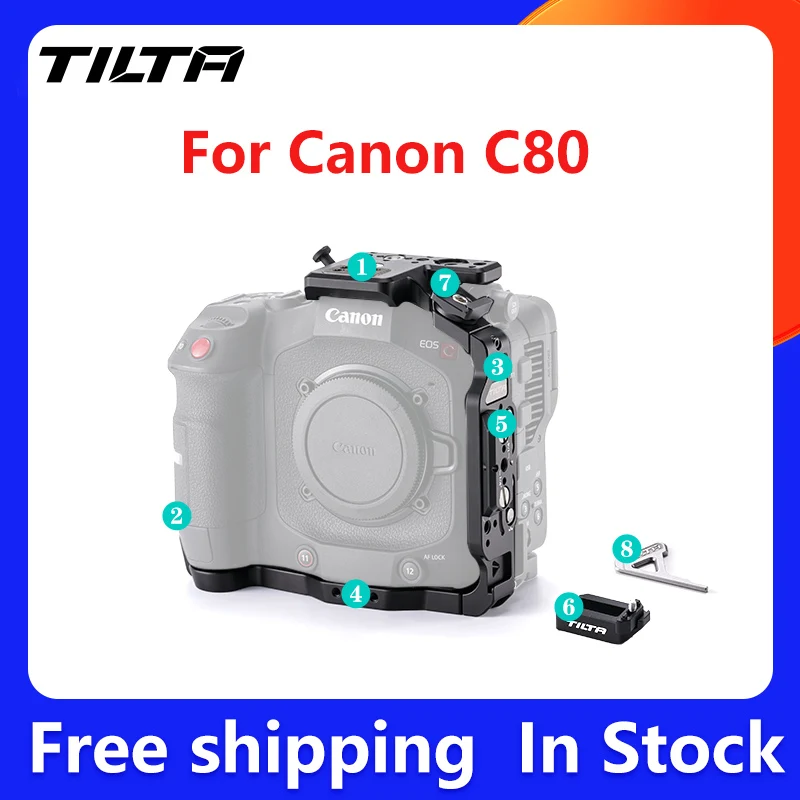 tilta-es-t25-a-cameras-cage-for-canon-c80-cage-outdoor-camera-parts
