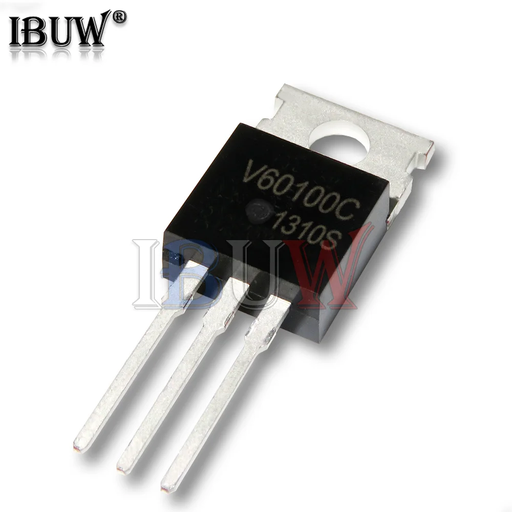 5PCS V60100C TO-220 packaged Schottky diode common cathode