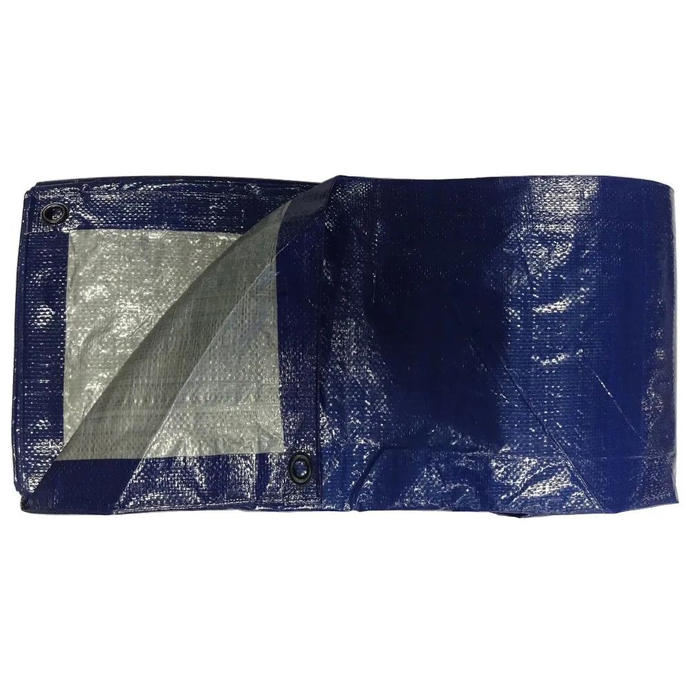 Medium Duty Tarpaulin 6 Feet by 8 Feet Waterproof PE Material Cover for Outdoor Camping Truck Caravan Boat view 2