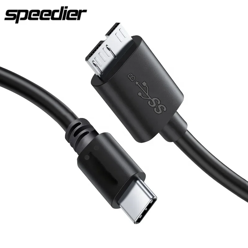USB 3.0 데이터 케이블 유형-c-마이크로 어댑터 케이블 컴퓨터 휴대폰 USB 연결 모바일 하드 디스크 케이블 5Gbps