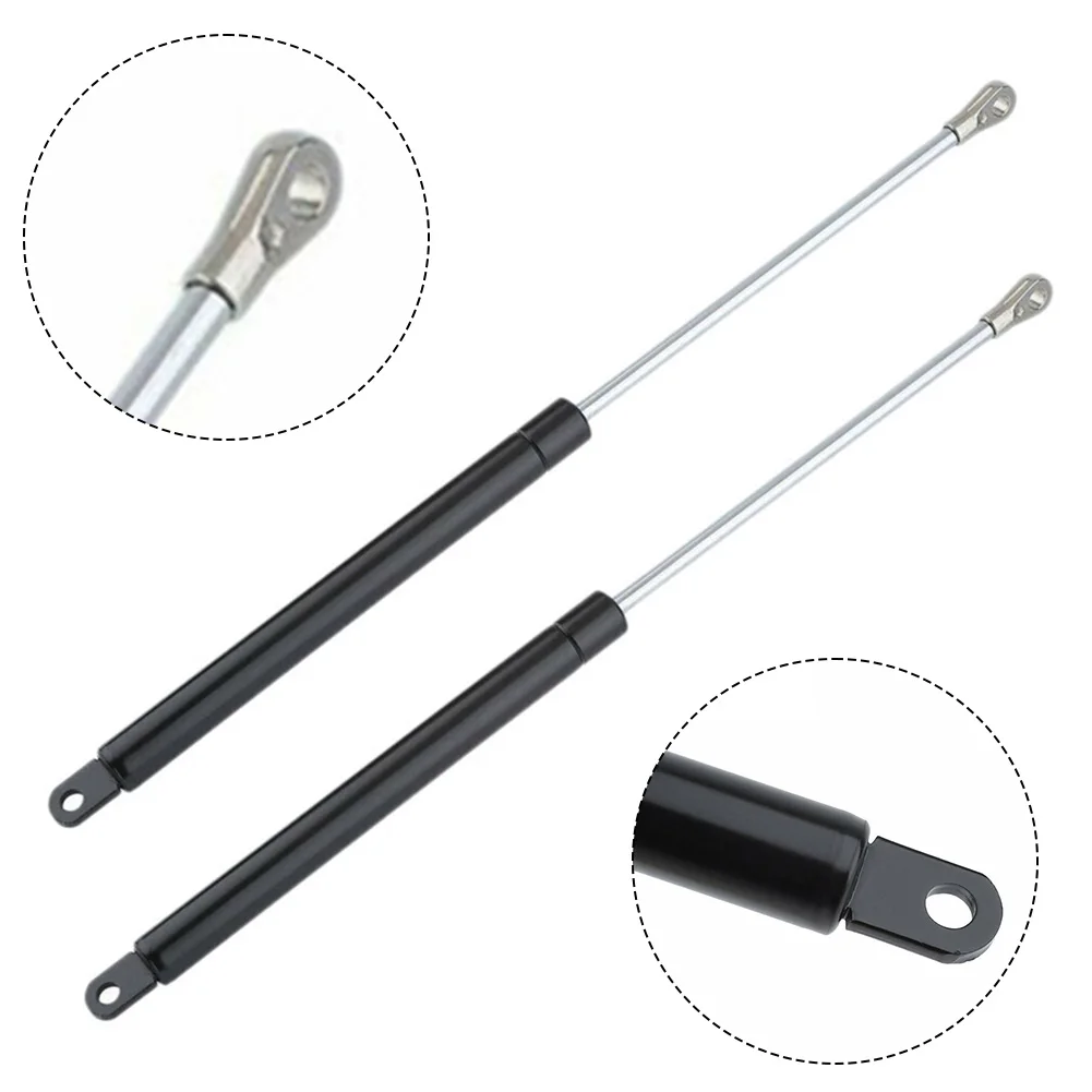 2Pcs Gas Struts Support Caravan Motorhome Parts For Seitz For Heki 2 E015 Aluminum Alloy Black Caravan Gas Strut Accessories